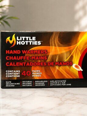 Little Hotties Hand Warmers – 40 Pairs – Up to 8 Hours Air Activated Heat